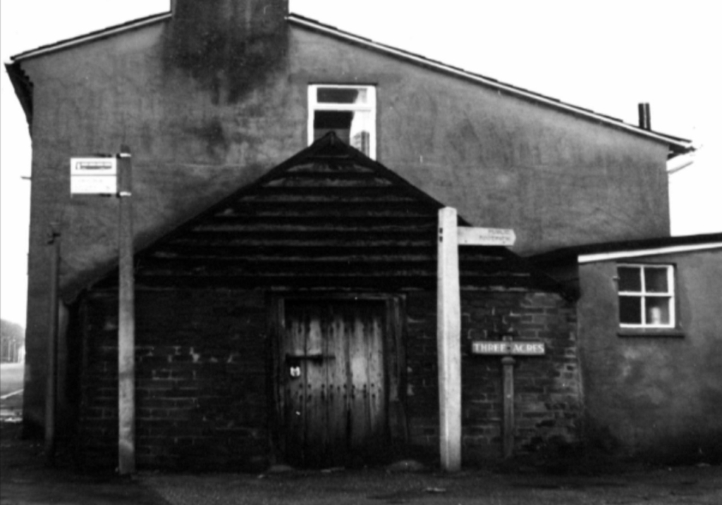 Photo of The Cage prior to its reconstruction.